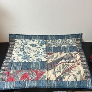 Pottery Barn Florrella Patchwork Quilted sham